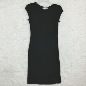 Velvet Torch Womens Dress Little Black Cap Sleeve Shirt Above Knee Stretch‎ L